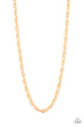 Extra Entrepreneur - Gold Paparazzi Men's Necklace (PZ-5562)