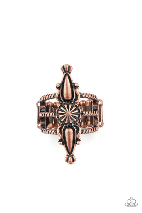 Westward Expansion - Copper Paparazzi Ring (T105)