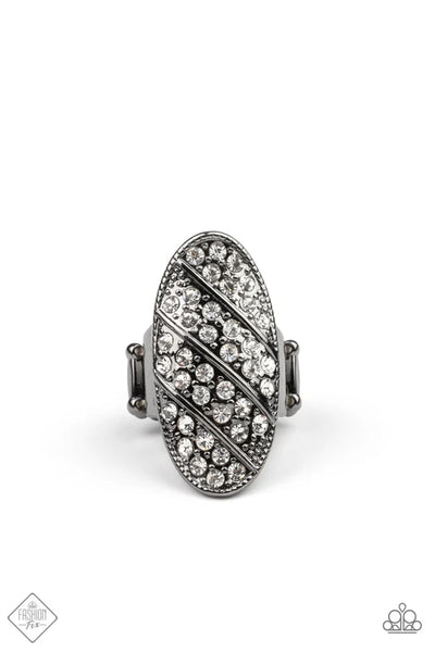 Galactic Glitz - Black Paparazzi Ring (T1)