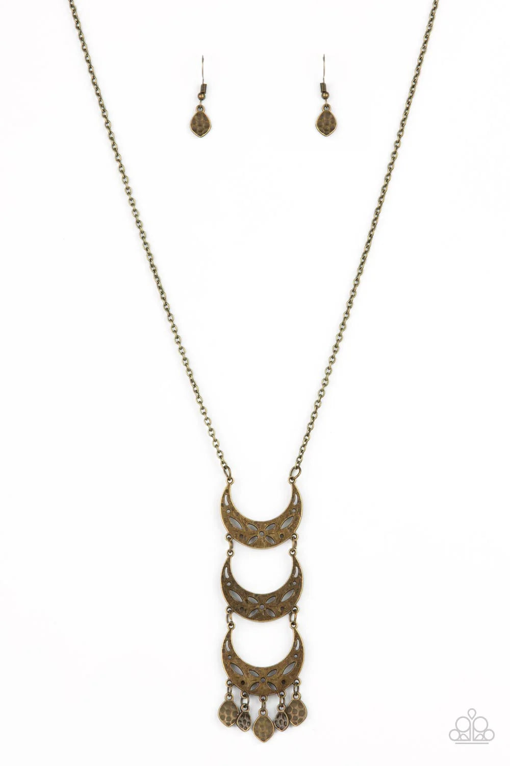 Half-Moon Child - Brass Paparazzi Necklace