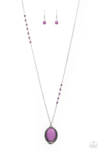 Plateau Paradise - Purple Necklace - Paparazzi Accessories (PZ-923)