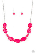 Melrose Melody - Pink Paparazzi Necklace (PZ-3908)