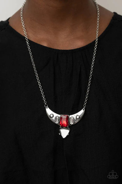 You the TALISMAN! - Red Paparazzi Necklace