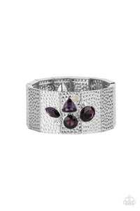 Flickering Fortune - Purple Paparazzi Bracelet