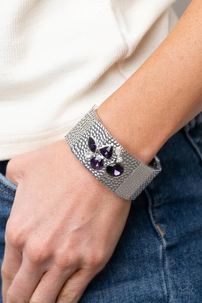 Flickering Fortune - Purple Paparazzi Bracelet