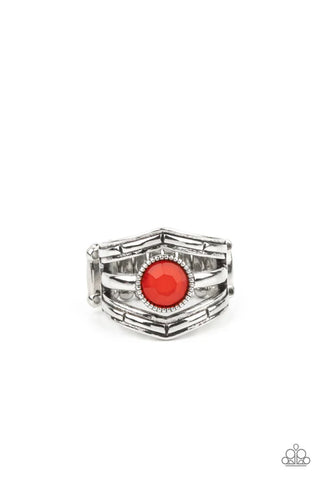 Celestial Collaboration - Red Paparazzi Ring  (T48)
