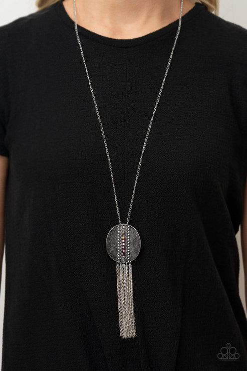 Radical Refinery - Red Paparazzi Necklace (PZ-5688)