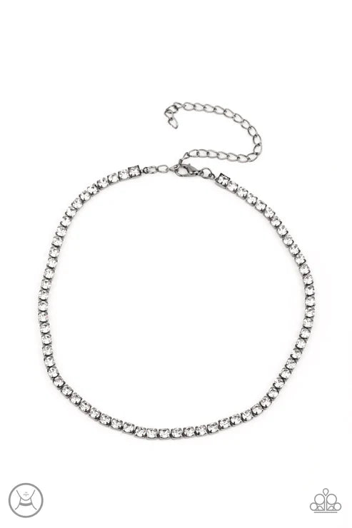 Starlight Radiance - Black Paparazzi Necklace (PZ-3773)