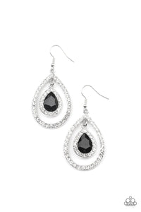 Blushing Bride - Black Paparazzi Earrings