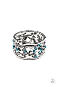 Garden Masquerade - Blue Paparazzi Bracelet (PZ-5732)