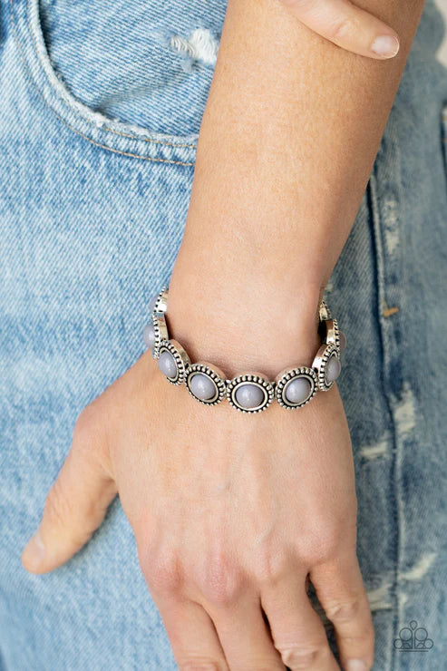 Polished Promenade - Silver Paparazzi Bracelet (PZ-3969)