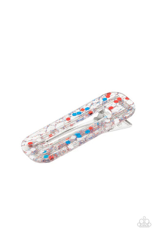 Cue the Sparklers - Multi Paparazzi Hair Clip (PZ-1881)