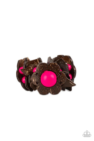 Mediterranean Mangrove - Pink Paparazzi Bracelet (PZ-5211)
