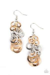 Closed Circuit Sass - Multi Paparazzi Earrings