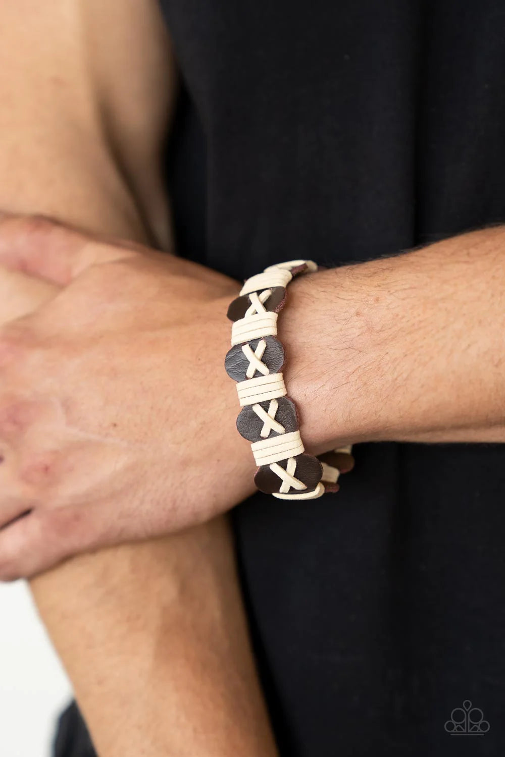 Macho Maverick - Brown Bracelet - Paparazzi Accessories (UB150)