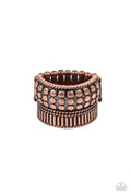 Tenacious Texture - Copper Paparazzi Ring