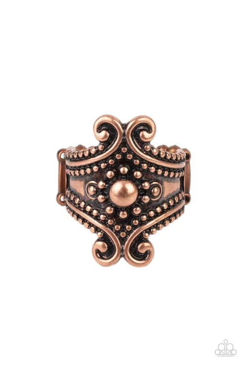Artisan Artifice - Copper Paparazzi Ring (T86)