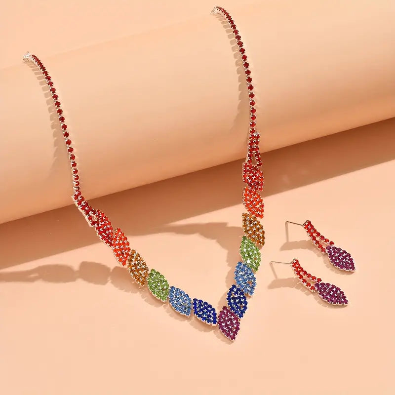 Rainbow - Country Craft Barn Jewelry Set (#1804)