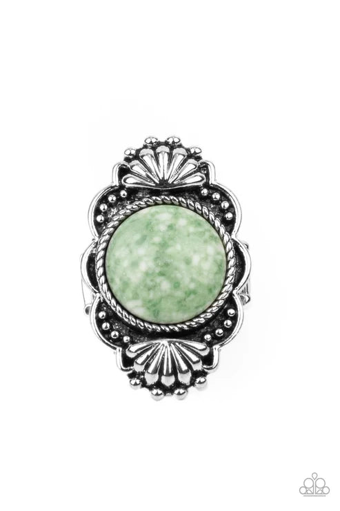 Atlantis Adventure - Green Paparazzi Ring (T23)