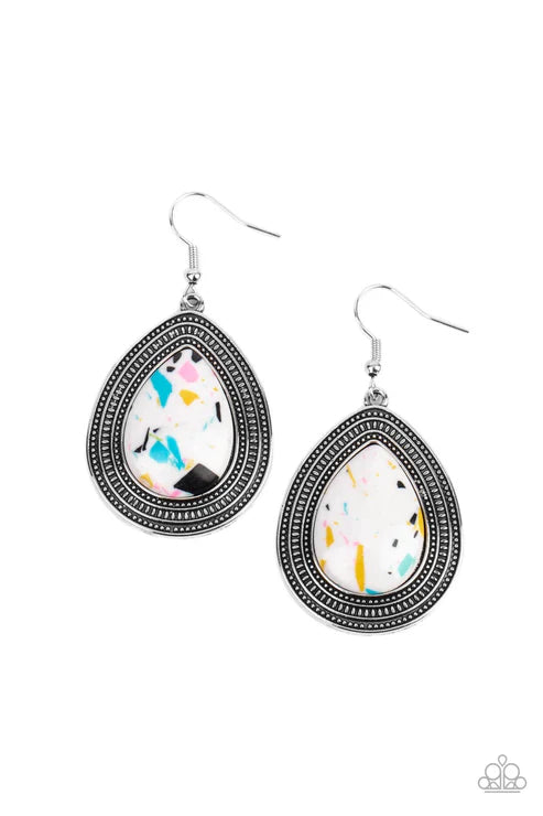 Terrazzo Tundra - Multi Paparazzi Earrings