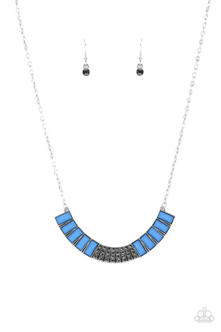 Coup de MANE - Blue Necklace - Paparazzi Accessories (PZ-205)