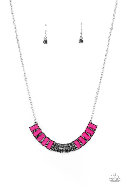 Coup de MANE - Pink Necklace - Paparazzi Accessories (PZ-2316)