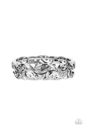 Paisley Portico - Silver Paparazzi Bracelet (PZ-5421)