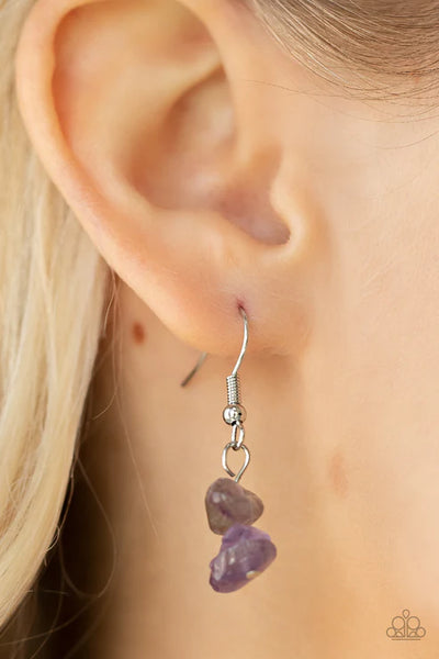 Pebble Prana - Purple Paparazzi Necklace (PZ-911)