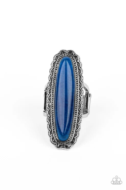 Eco Equinox - Blue Paparazzi Ring (T27)