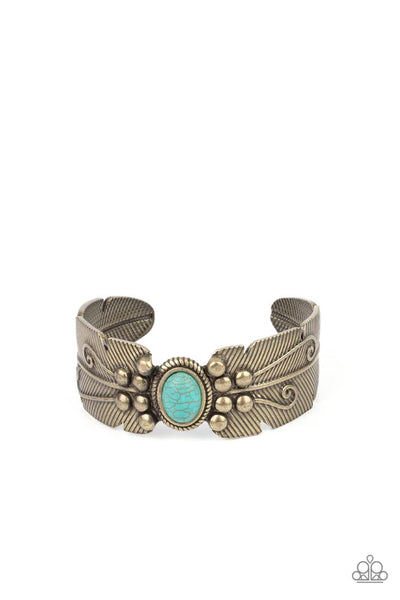 Desert Haven - Brass Paparazzi Bracelet (PZ-1344)
