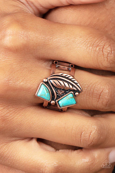 Make the NEST of It - Copper Paparazzi Ring (T91)