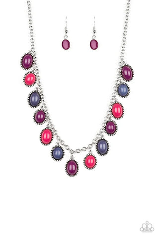 Make Some ROAM! - Multi Paparazzi Necklace (PZ-4953)