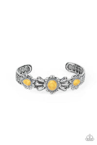 Winslow Walkabout - Yellow Paparazzi Bracelet (PZ-5118)