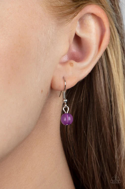 Tropical Tourist - Purple Paparazzi Necklace (PZ-S001)
