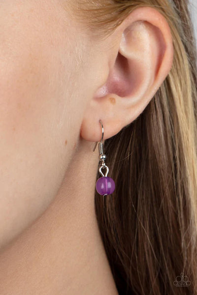 Tropical Tourist - Purple Paparazzi Necklace (PZ-S001)