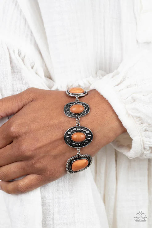 Taos Trendsetter - Brown Paparazzi Bracelet (PZ-5590)