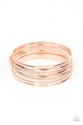 Stackable Shimmer - Copper Paparazzi Bracelet