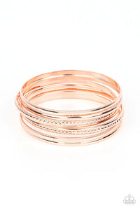 Stackable Shimmer - Copper Paparazzi Bracelet