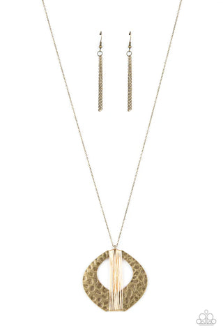 State of the ARTISAN - Brass Paparazzi Necklace (PZ-5094)