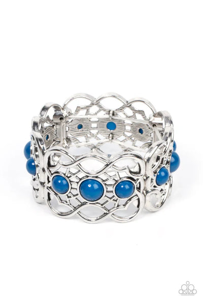 Very Versailles - Blue Paparazzi Bracelet (PZ-5234)