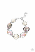 Nostalgically Nautical - Silver Paparazzi Bracelet (PZ-5468)