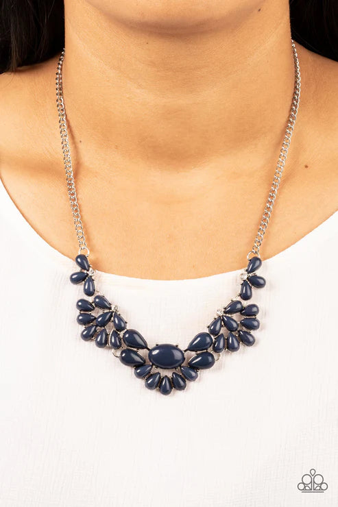 Secret GARDENISTA - Blue Paparazzi Necklace (PZ-3984)