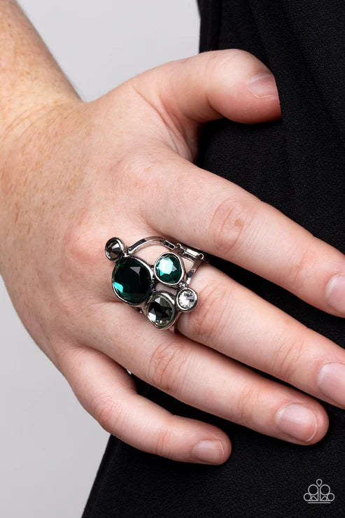 Demandingly Duchess - Green Paparazzi Ring (T17)