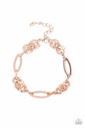 Chic Charmer - Rose Gold Paparazzi Bracelet