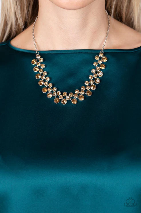 Won The Lottery - Brown Paparazzi Necklace