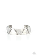 Couture Crusher - Silver Paparazzi Bracelet (PZ-3695)
