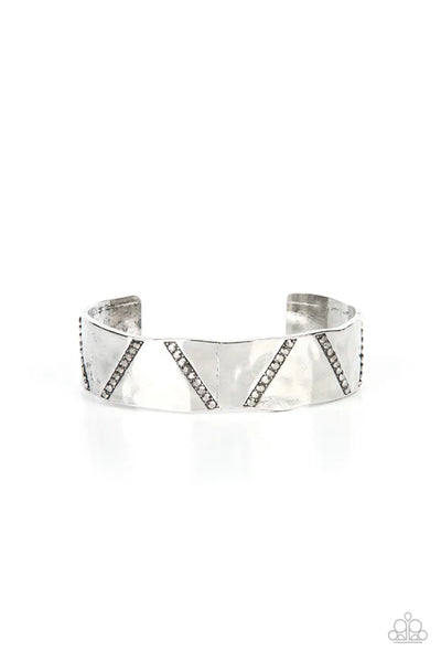 Couture Crusher - Silver Paparazzi Bracelet (PZ-3695)
