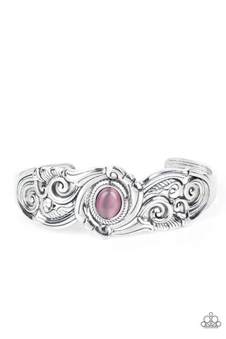 Glowing Enchantment - Purple Paparazzi Bracelet (PZ-5509)