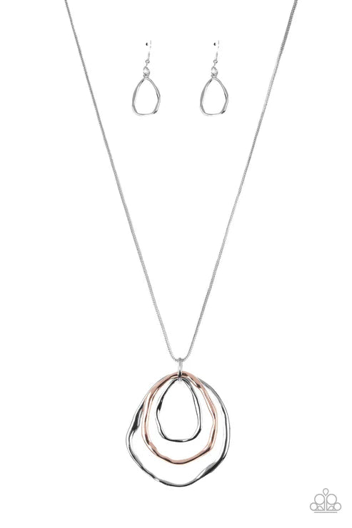Revamped Relic - Silver Paparazzi Necklace (PZ-3867)