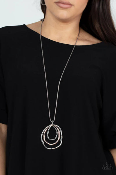 Revamped Relic - Silver Paparazzi Necklace (PZ-3867)